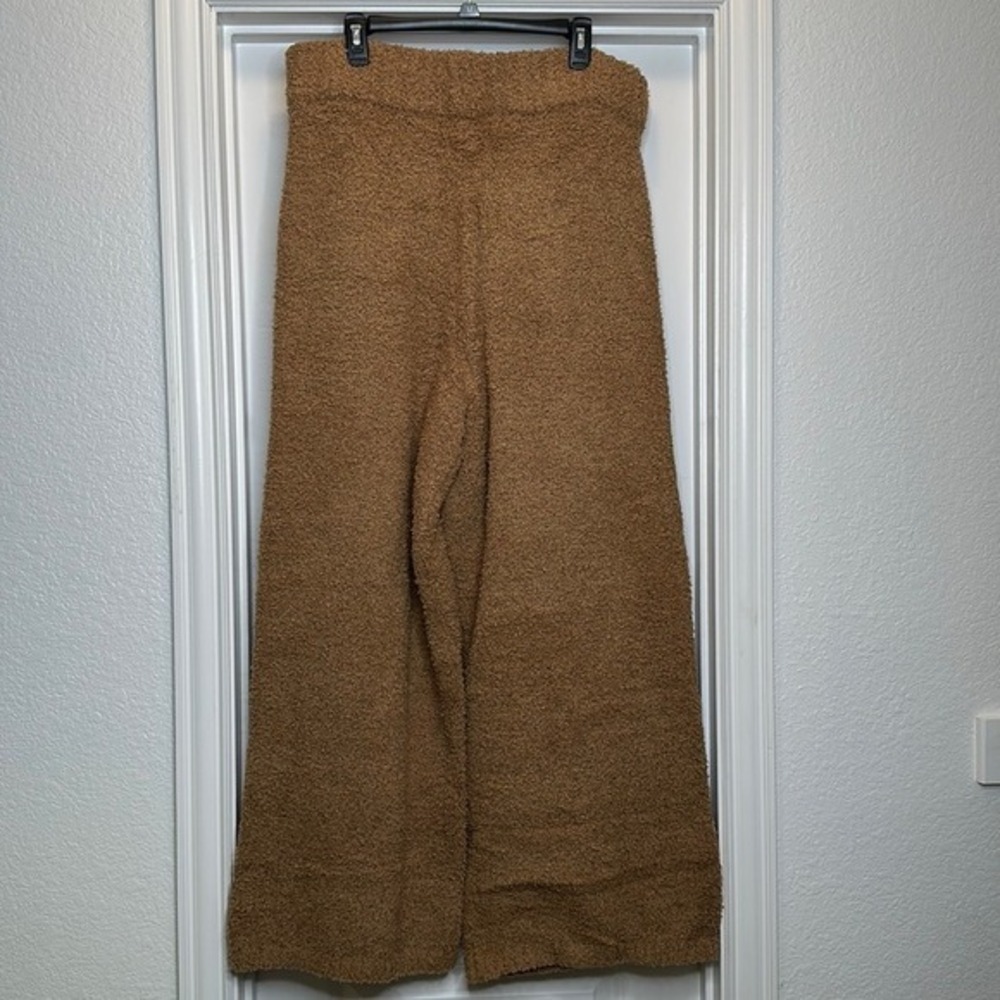 NWT!‎ SKIMS Brown Sherpa Teddy Wide Leg pant